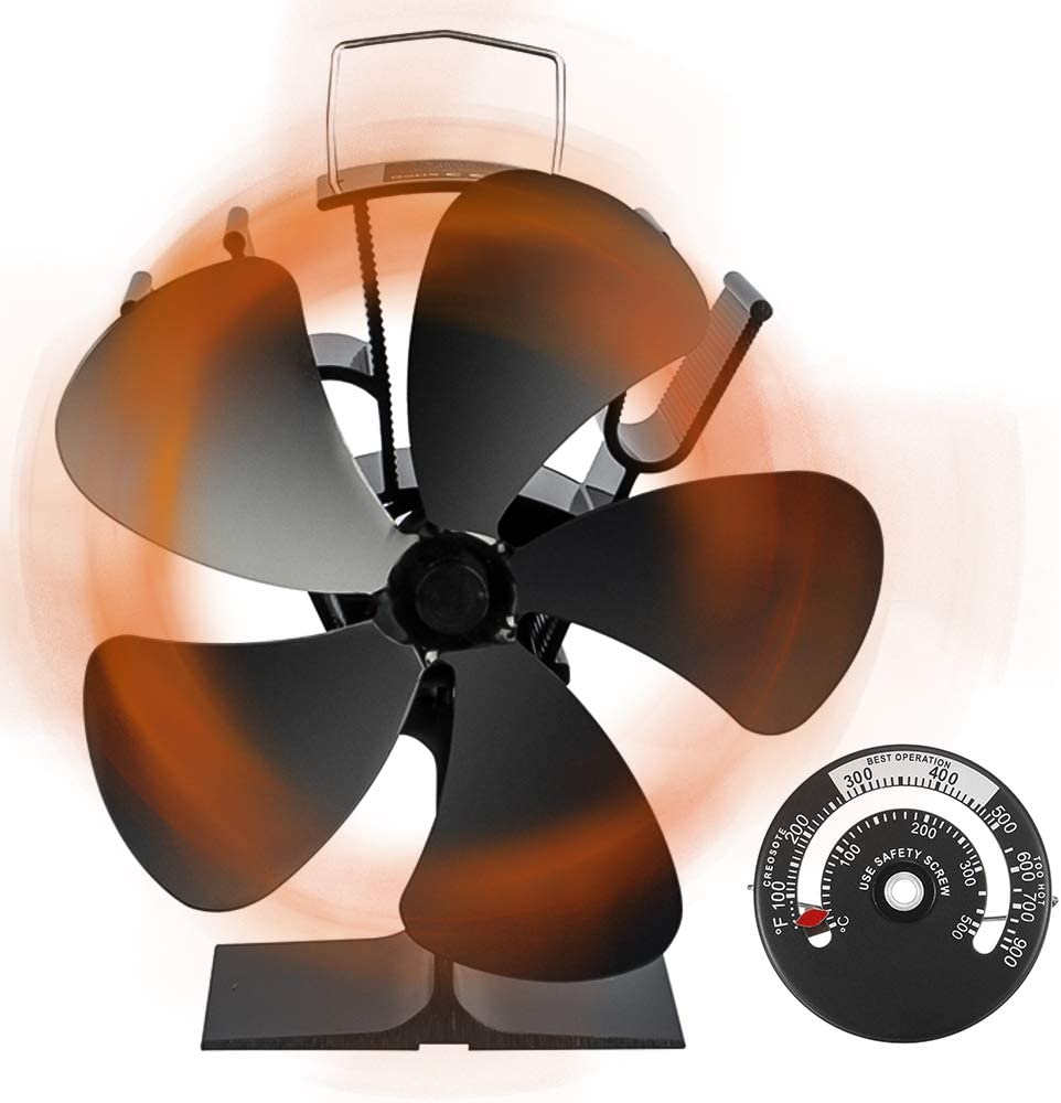 Stove fan Aonbys 5 one blade eco-stove fan thermal fan