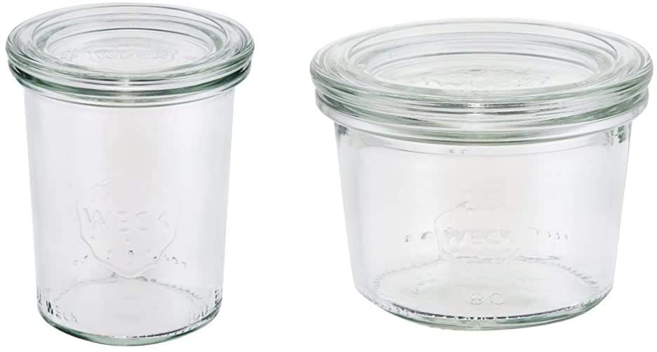 Mold shape glass canister
