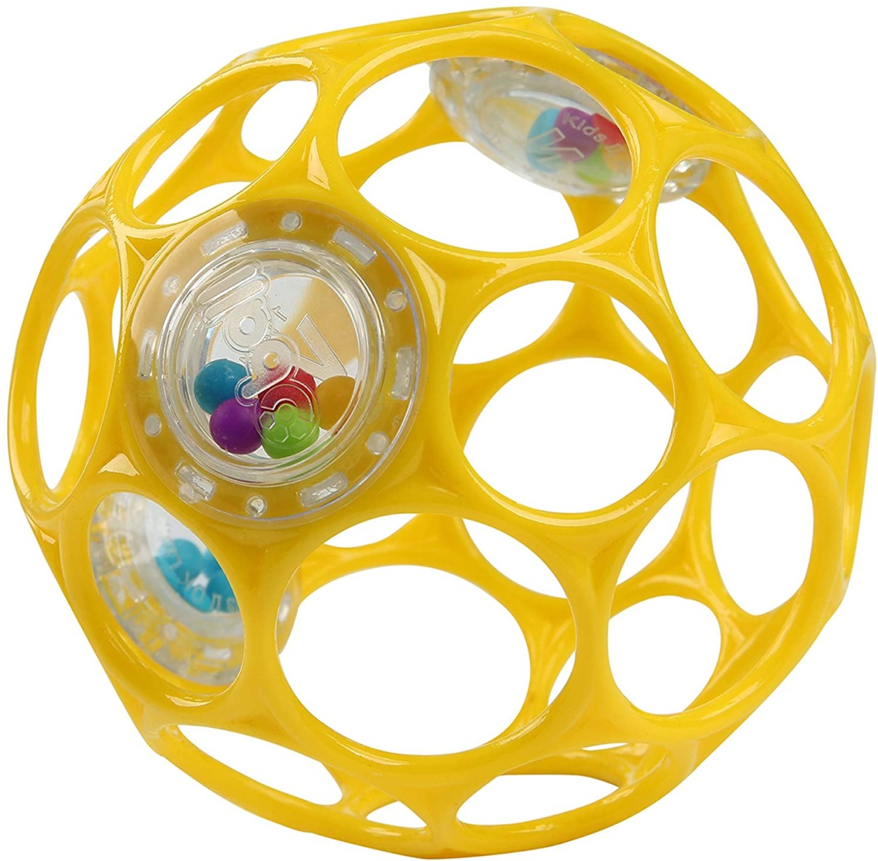 Oh ball Rattle yellow