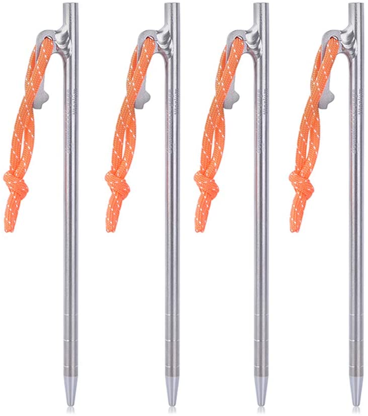 Chitanpegu solid tough 20 ?? 24 ?? 30 ?? 35 ?? 40cm titanium alloy rocky sandy gravel hard soil grassland Tentopegu Tapupegu Outdoor Camping forging peg construction equipment