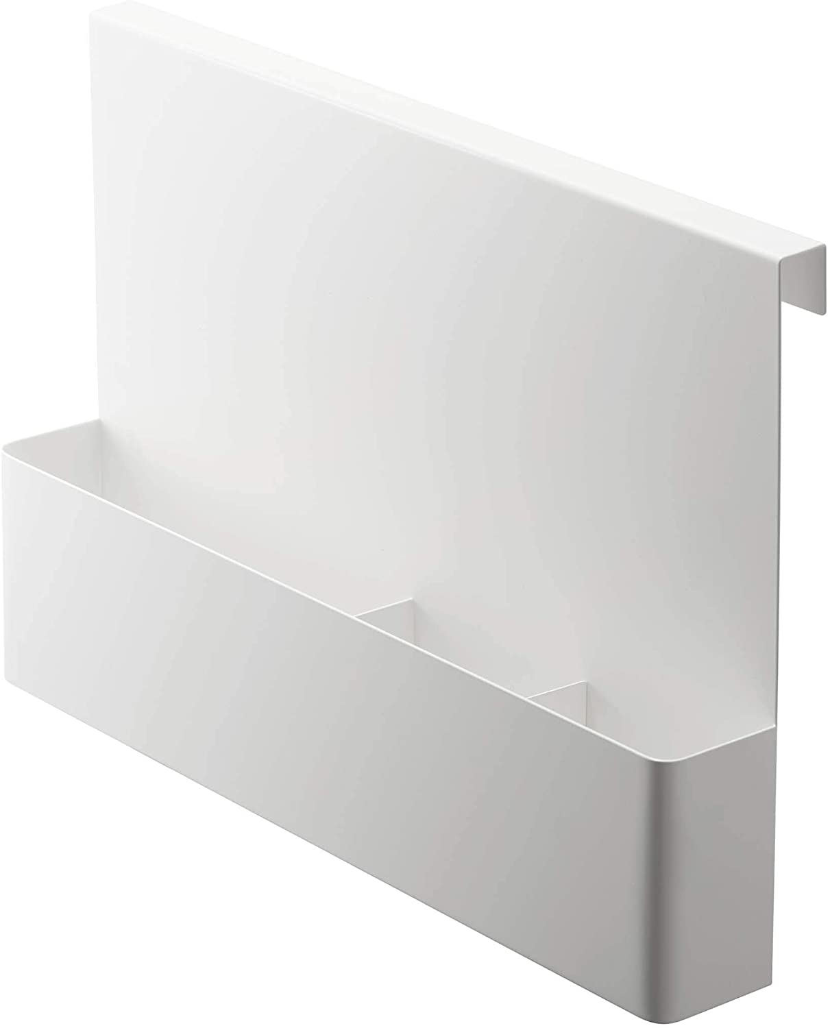 Kitchen end panel hooked storage holder