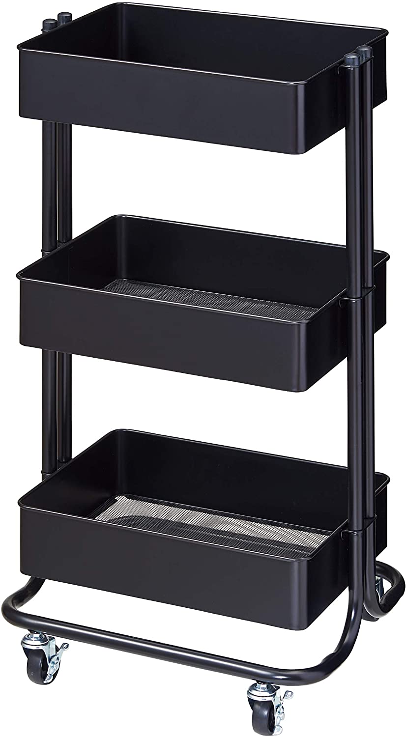パール金属 キッチン ワゴン 3段
